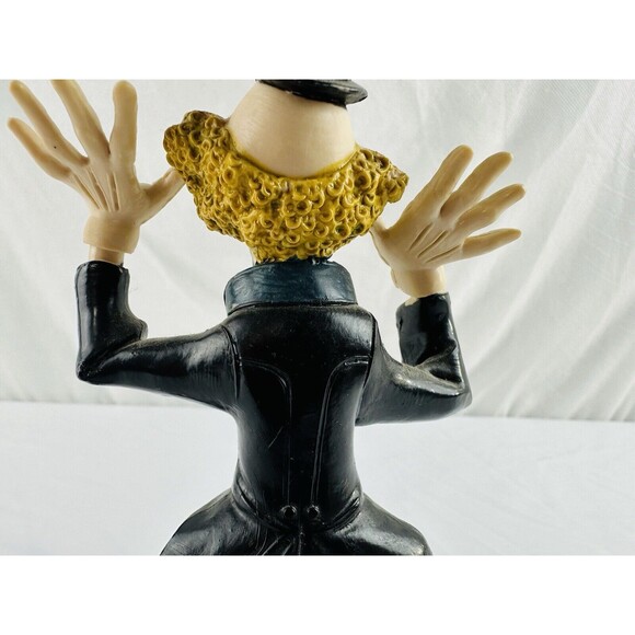 Vintage Fontanini Depose Italy 943 Silly Clown Figurine On Carrara Marble Base - Picture 16 of 16